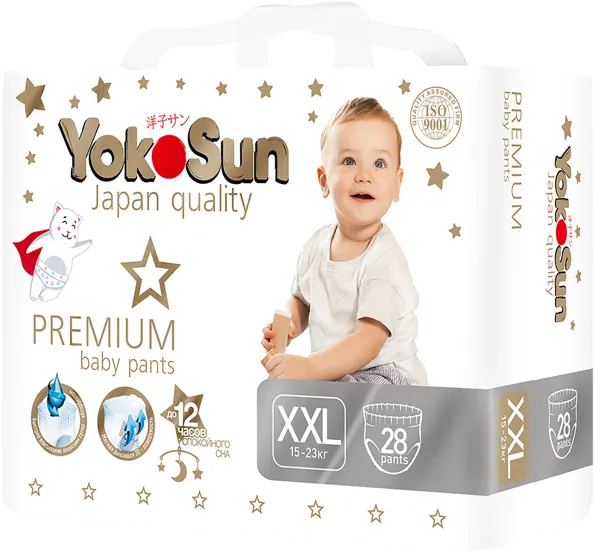 Изображение Трусики XXL 15-23 кг Йокосан премиум Азия Лайф м/у, 28 шт