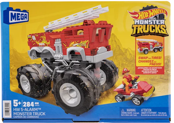 Изображение Машина-конструктор с 5 лет Хот вилс пожарная машина Маттэл к/у, 1 шт