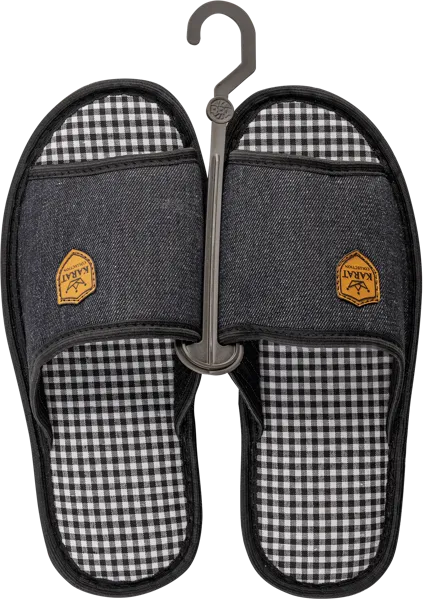 Изображение Тапочки размер 42 мужские Танаис синие в клетку открытые Югпродторг м/у, 1 пара