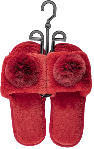 Изображение Тапочки размер 38-39 женские Танаис бонбон бордовые открытые Югпродторг м/у, 1 пара