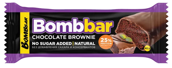 Изображение Батончик протеиновый Бомббар шоколадный брауни Фитнес Фуд м/у, 40 г