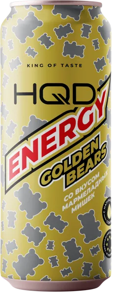 Изображение Напиток Энергетический Эйч Кью Ди Энерджи Мармеладные мишки Меридиан Трейд ж/б, 0,45 л