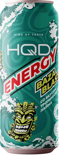 Изображение Напиток Энергетический Эйч Кью Ди Энерджи Тропический Лайм Меридиан Трейд ж/б, 0,45 л