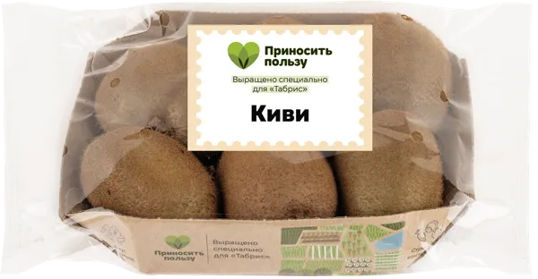 Изображение Плод Табрис киви зеленое Кубанские поля подложка, 6 шт