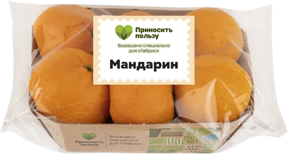 Изображение Фрукт ЮАР Табрис мандарин Кубанские поля подложка, 6 шт