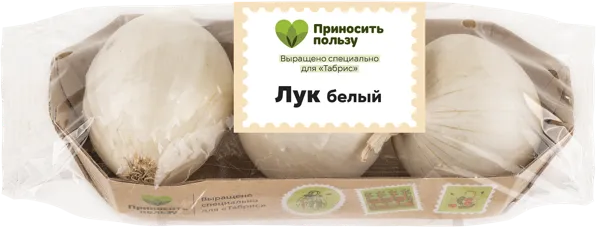 Изображение Корнеплод Табрис лук белый Кубанские поля подложка, 3 шт
