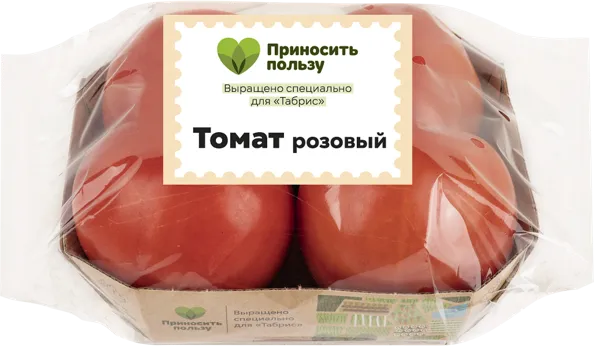 Изображение Овощ Пинк Парадайз Табрис томат розовый Кубанские поля подложка, 4 шт