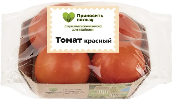 Изображение Овощ красные Табрис томаты Кубанские поля подложка, 4 шт