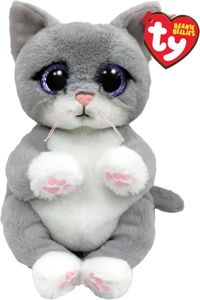 Изображение Мягкая игрушка 15см ТУ бени биллис морган серый котик ТУ Инкорпорейшен , 1 шт