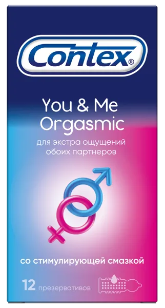 Изображение Презервативы Контекс ю энд ми оргазмик Бенкизер к/у, 12 шт