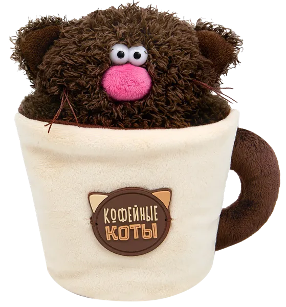 Изображение Мягкая игрушка 12 см Будибаса десерт эспрессо МПП ООО к/у, 1 шт