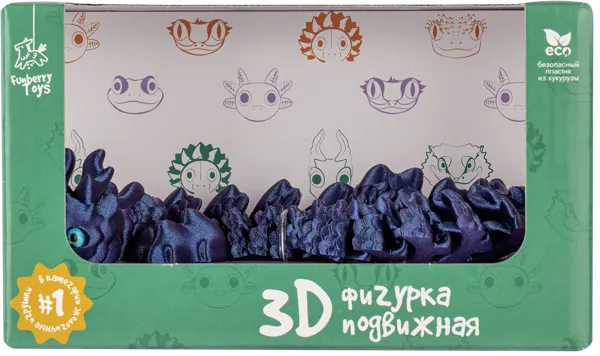 Изображение Фигурка антистресс Фанберри тойз дракон кайда Фанберри Тойз ООО к/у, 1 шт