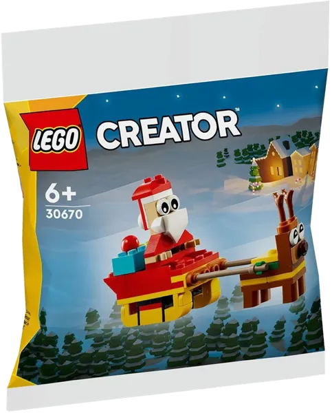 Изображение Конструктор с 6 лет 30670 Лего криэйтор сани санта клауса Лего к/у, 1 шт