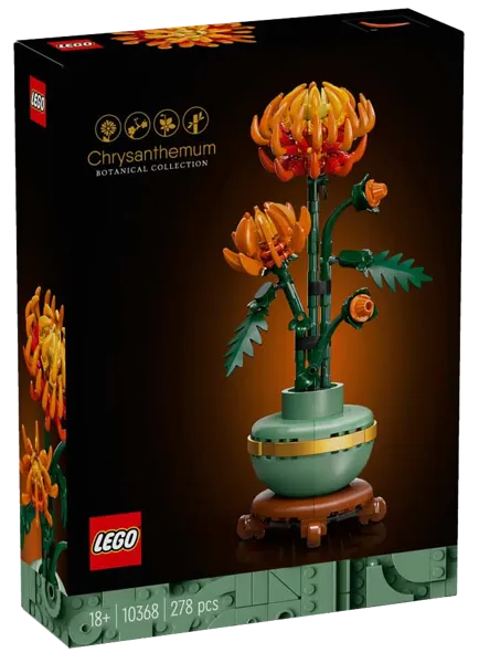 Изображение Конструктор с 18 лет 10368 Лего айконс хризантема Лего к/у, 1 шт