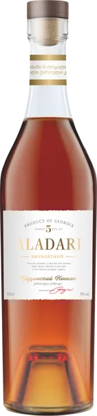 Изображение Коньяк 5 лет 40% Аладари Главспиртпром с/б, 0,5 л