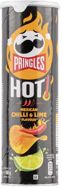 Изображение Чипсы картофельные Принглс мексиканский чили лайм Келлогс кор, 160 г