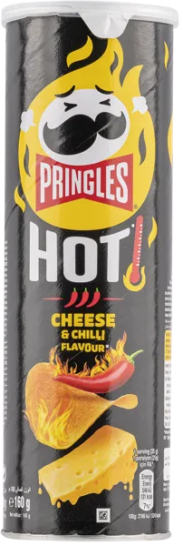 Изображение Чипсы картофельные Принглс острый сыр чили Келлогс кор, 160 г
