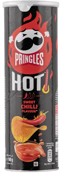 Изображение Чипсы картофельные Принглс Острый сладкий чили Келлогс кор, 160 г