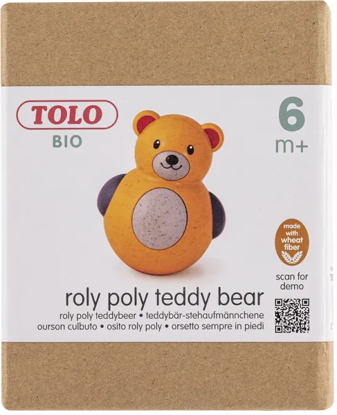 Изображение Игрушка Толо био мишка-неваляшка Толо Макау к/у, 1 шт