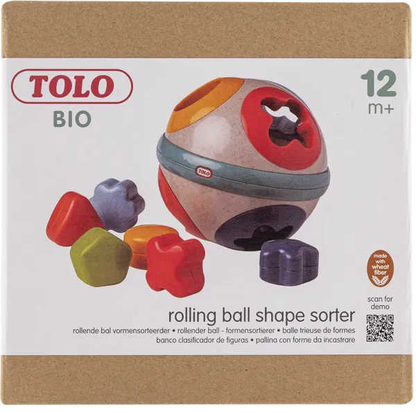 Изображение Игрушка развивающая Толо био сортер шар Толо Макау к/у, 1 шт
