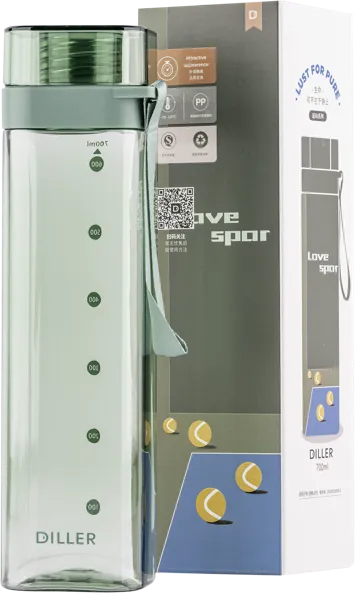 Изображение Бутылка 700мл пластик Диллер цветная прозрачная Диллер к/у, 1 шт