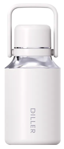 Изображение Термос 1000мл стальной Диллер черный белый Диллер к/у, 1 шт