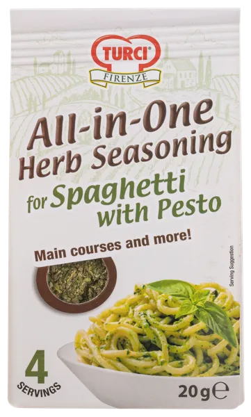 Изображение Приправа для спагетти Турчи из Тосканы травы песто Оффичина Италия м/у, 20 г
