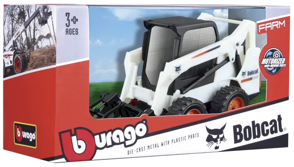 Изображение Машина 1:43 Ббураго бобкэт скид-стир Ббураго к/у, 1 шт