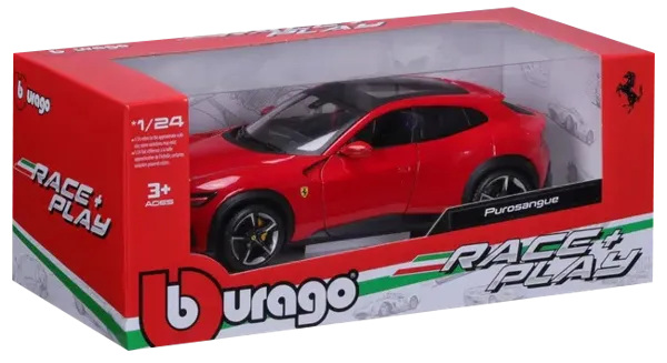 Изображение Машина 1:24 Ббураго феррари пуросанг Ббураго к/у, 1 шт