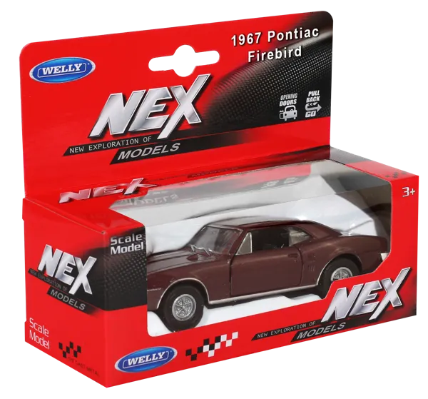 Изображение Машина 1:38 Велли понтиак файрберд 1967 Велли Фэктори ЛТД к/у, 1 шт