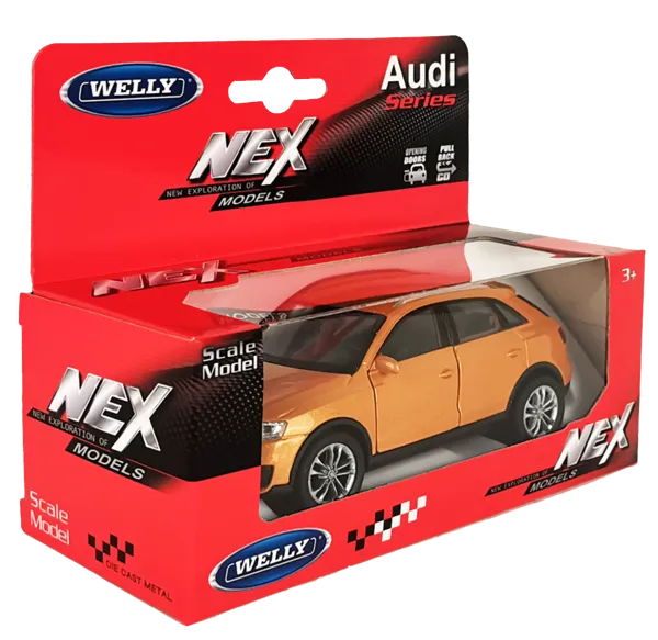 Изображение Машина 1:38 Велли ауди q3 Велли Фэктори ЛТД к/у, 1 шт