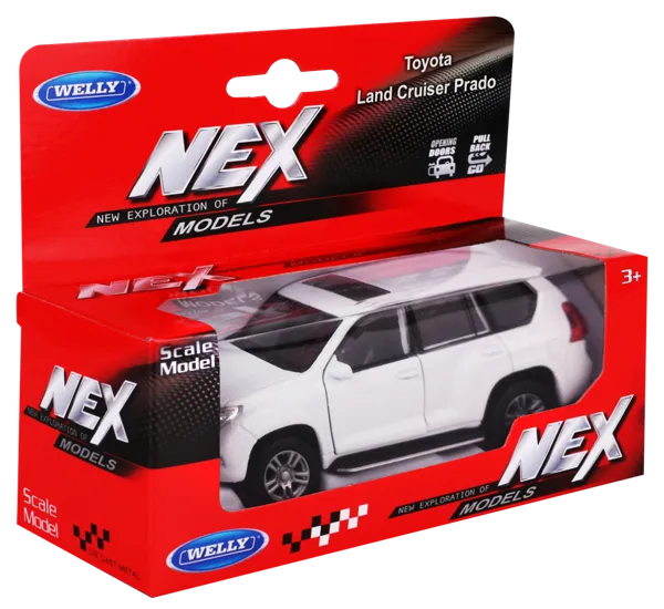Изображение Машина 1:38 Велли тойота лэнд крузер прадо Велли Фэктори ЛТД к/у, 1 шт