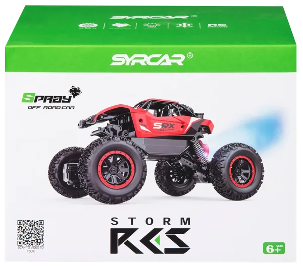 Изображение Машина на р/у Эрсиэс краулер с паром красный Гуандонг Джаки п/у, 1 шт