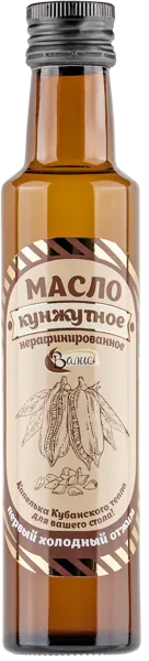 Изображение Масло кунжутное Валиса нерафинированное Валиса с/б, 250 мл