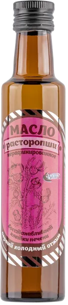 Изображение Масло расторопши Валиса нерафинированное Валиса с/б, 250 мл