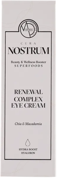 Изображение Крем обновлящий для глаз Кьюра нострум чиа масло макадамии Медитераниум к/у, 30 мл