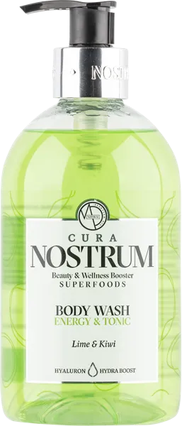 Изображение Гель для душа Кьюра нострум лайм и киви Медитераниум п/у, 500 мл