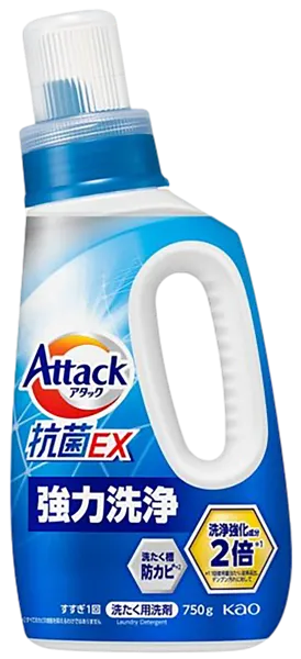 Изображение Средство для стирки жидкое Аттак мульти экшн тройное действие концентр КАО п/у, 750 мл
