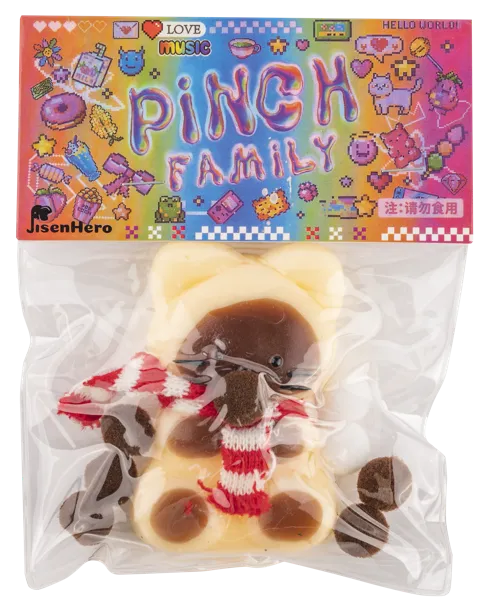 Изображение Игрушка антистресс Игруны сквиш котик с шарфиком Донгуан к/у, 1 шт