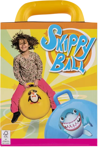 Изображение Мяч 50см с ручкой Купман попрыгун Купман Интернэшнл к/у, 1 шт