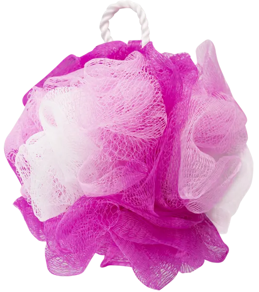 Изображение Мочалка для тела Купман двухцветная роза Купман Интернэшнл п/у, 1 шт