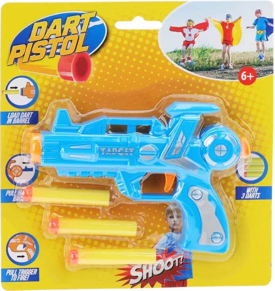 Изображение Пистолет 15 см Купман с дротиками Купман Интернэшнл п/у, 1 шт