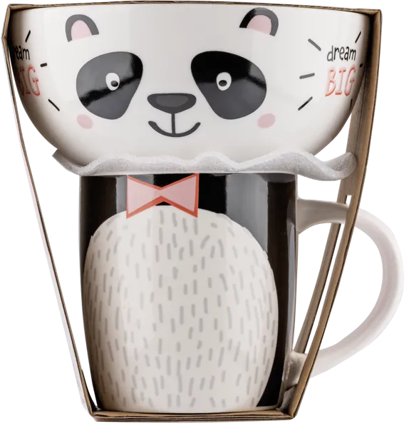 Изображение Набор фарфоровой посуды Купман 2 предмета звери Купман Интернэшнл к/у, 1 шт