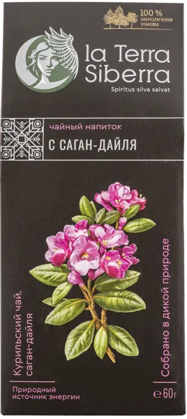 Изображение Напиток чайный Ла Терра Сиберра Саган-Дайля Слон к/у, 60 г
