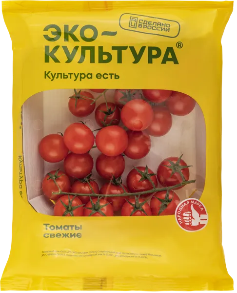 Изображение Овощ красный Виталион Эко-культура томат черри на ветке Эко-Культура флоупак, 200 г