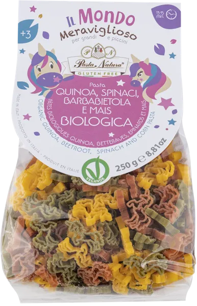 Изображение Макароны из кукурузы Паста Натура из Пьемонта единороги Паста Натура м/у, 250 г