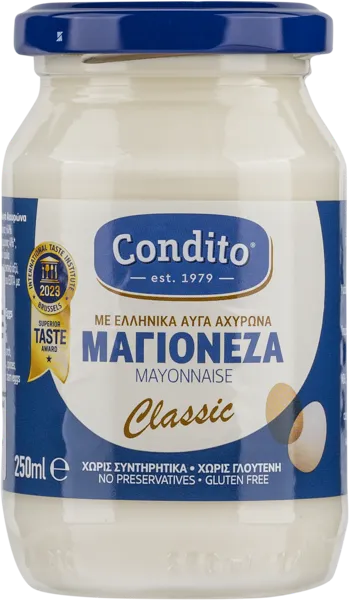 Изображение Майонез без глютена Кондито классический Кондито СА с/б, 250 г
