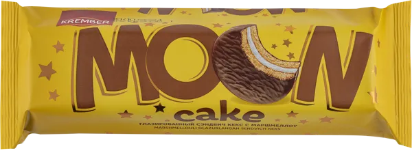 Изображение Печенье в глазури Крембер Мун с Маршмеллоу Альмерро м/у, 200 г