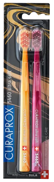 Изображение Зубная щетка ультрамягкая Курапрокс марбл 5460 Кураден п/у, 2 шт