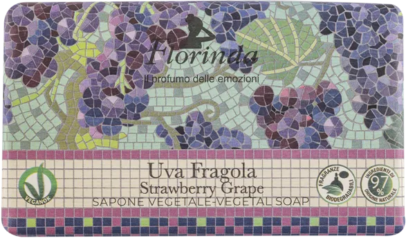 Изображение Мыло туалетное растительное Флоринда мозаика землянич виноград Ла Диспенса м/у, 200 г